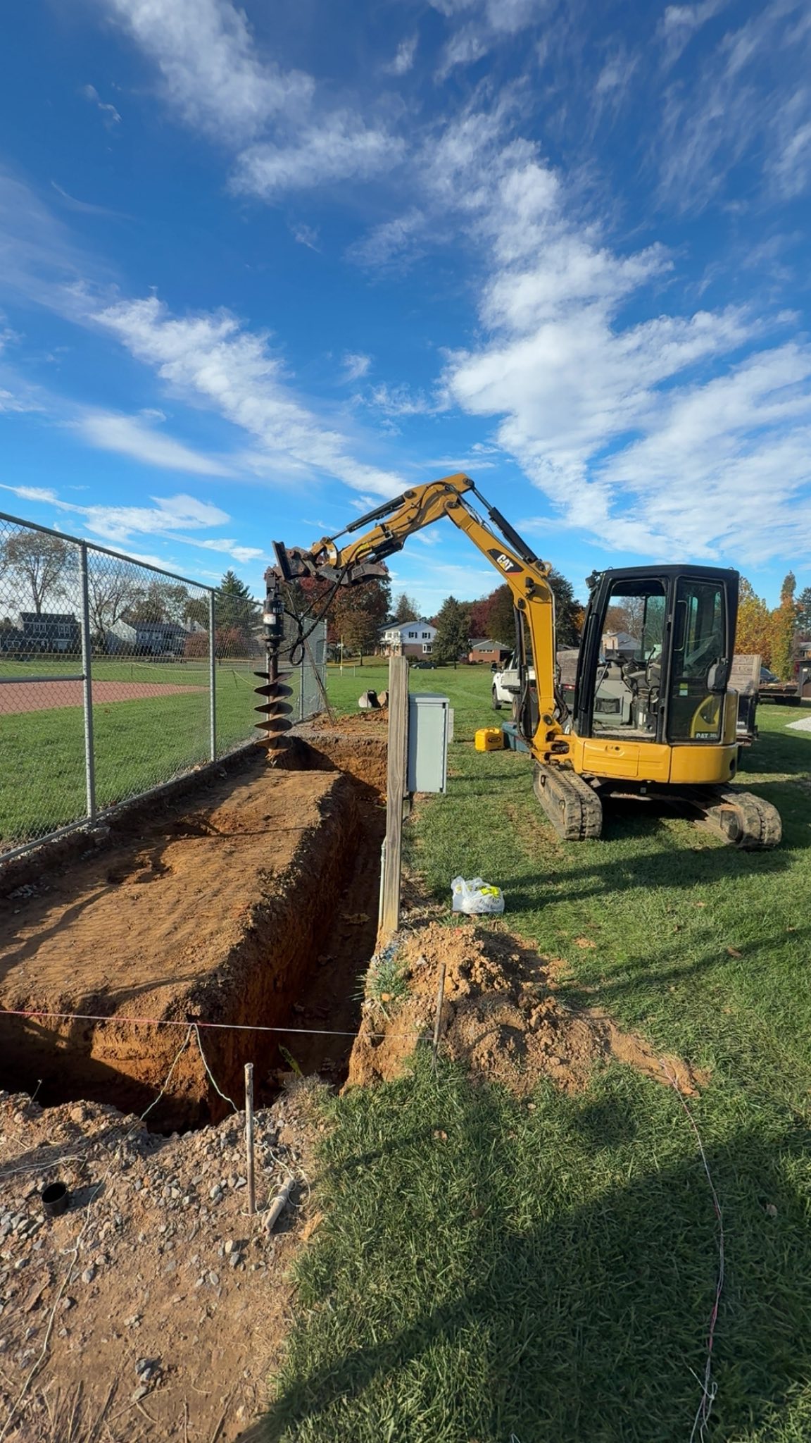 Field trenching project