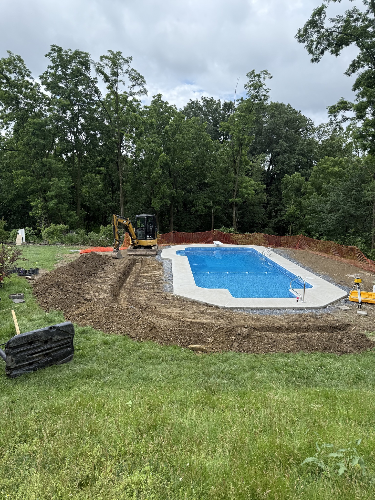 Pool excavation project